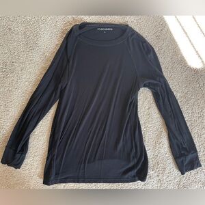Mandala Black Long Sleeve Top